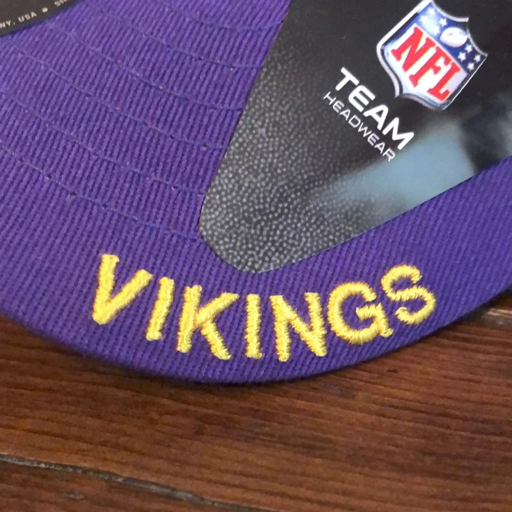 New Era Purple Minnesota Vikings U-Line Custom 9FORTY Adjustable Hat
